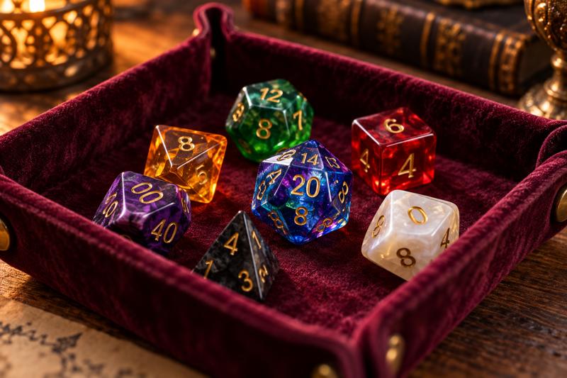 Guia de dados de RPG: tipos, materiais e quantos comprar